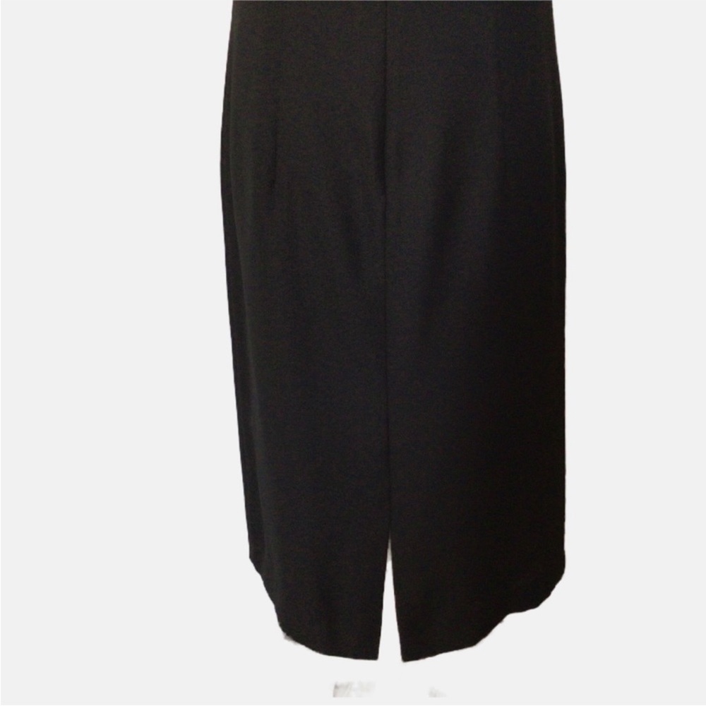 Vintage Jessica Howard Dress Womens Size 14 Plain Black Sleeveless Zip Up - Picture 6 of 9